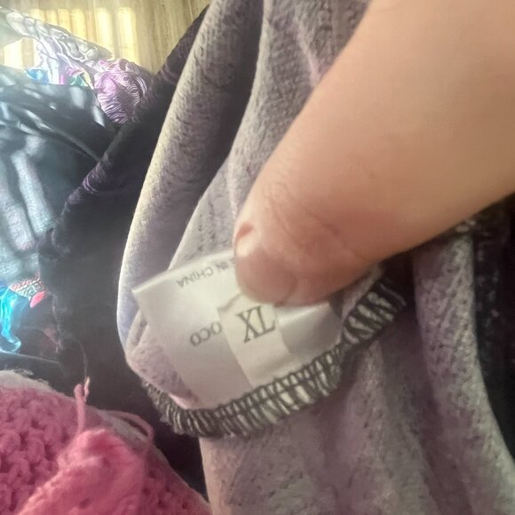 Urban Coco Mini Purple Plaid Circle Skater Skirt - Picture 5 of 5